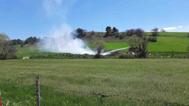 Bolu'da Yangın