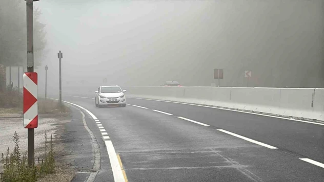 Bolu Dağı'nda Sis Etkili Oluyor