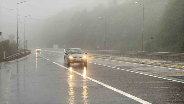 Bolu'da Görüş Mesafesi Düştü