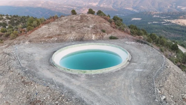 Bolu Göynük'te Yangın Havuzu Yapımı Tamamlandı