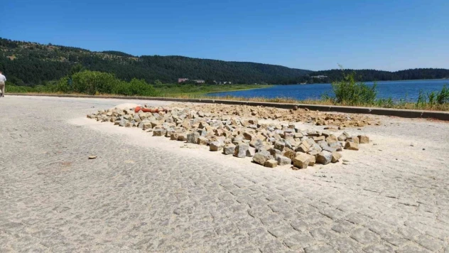 Bolu'nu Doğa Harikasının Yolları Güzelleştiriliyor