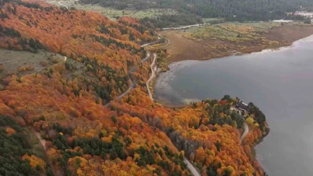 Abant'a Ziyaretçiler Akın Etti