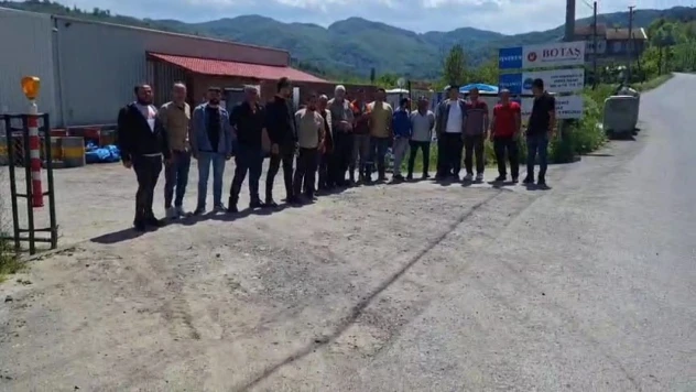 İşçiler Eylem Yaptı