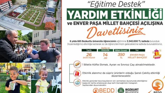 Bozkurt'ta Eğitime Destek Etkinliği Düzenlenecek