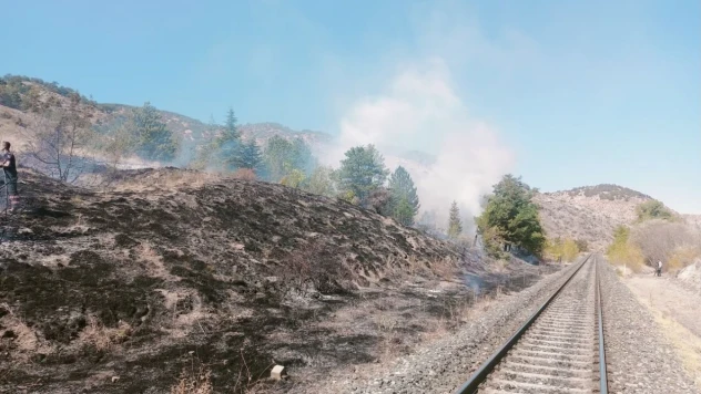 Çankırı'da Ot Yangını!