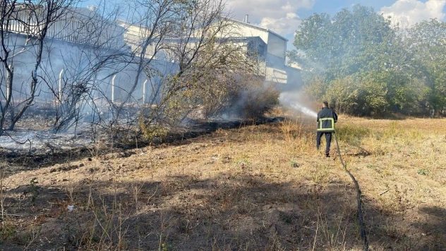 Çankırı'da Ot Yangını!