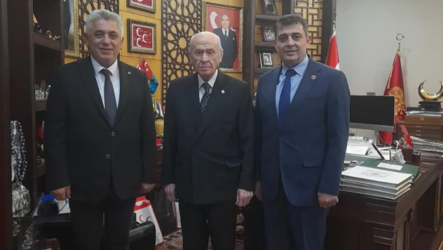 Çatalzeytin Belediye Başkanı Demir, MHP Genel Başkanı Bahçeli ile Bir Araya Geldi