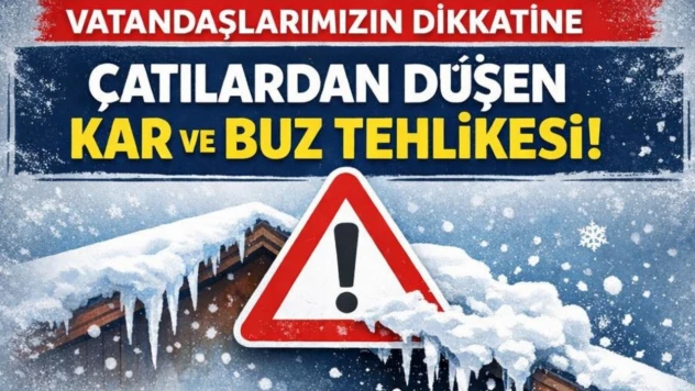 Çatalzeytin Belediyesi'nden Kar Ve Buz Uyarısı