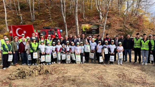 Çatalzeytin'de Fidanlar Toprakla Buluştu