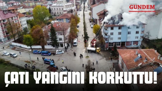 Çatı Yangını Korkuttu!