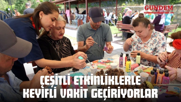 Çeşitli Etkinliklerle Keyifli Vakit Geçiriyorlar