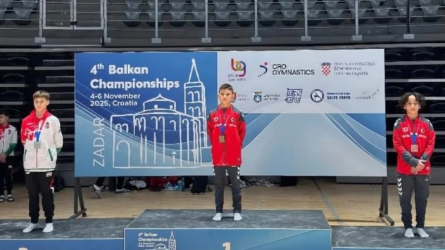 Cimnastikte Balkan Şampiyonu Oldu