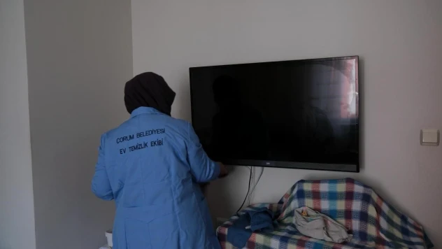 Çorum Belediyesi Bu Yıl 222 Aileye Ev Temizliği Hizmeti Sundu