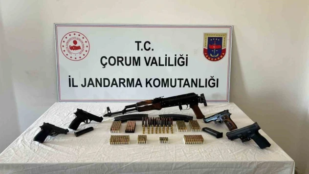 Çorum'da Kaçak Silah Operasyonu: 1 Kişi Tutuklandı