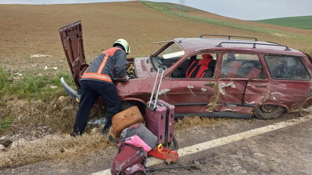 Çorum'da Otomobil Takla Attı: 6 Yaralı