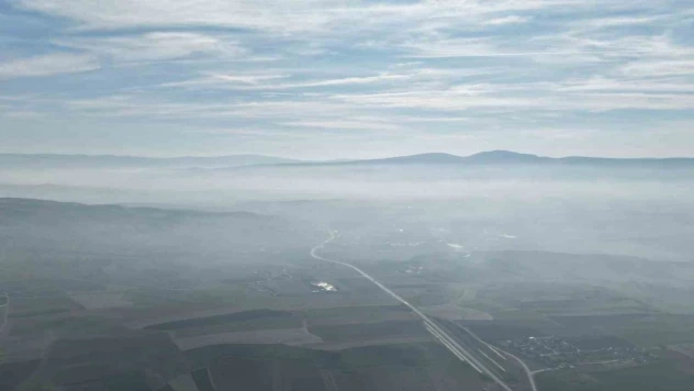 Çorum'da Sis Etkili Oldu