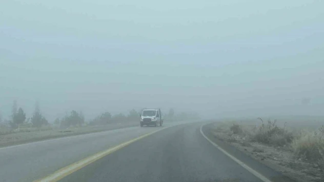 Çorum'da Sis Etkili Oldu