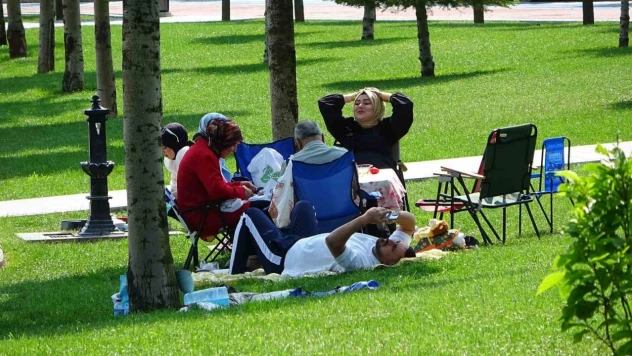 Çorum'da Millet Bahçesi Keyfi