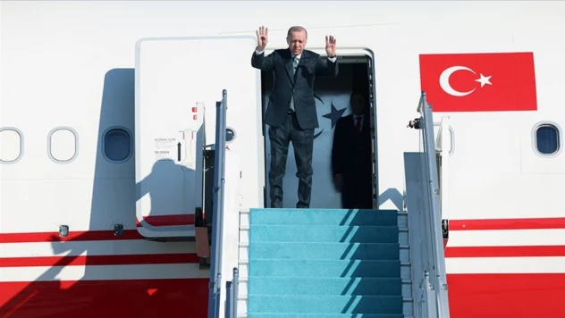 Cumhurbaşkanı Erdoğan Azerbaycan'a Gitti