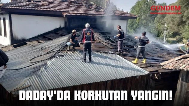 Daday'da Korkutan Yangın!