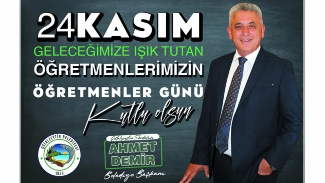Demir: 'Tüm Öğretmenlerimize Gönülden Teşekkür Ediyorum'