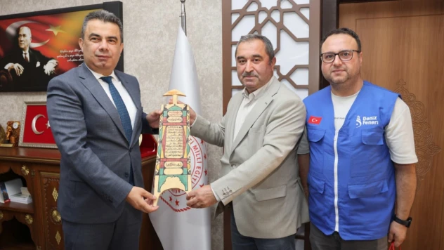 Deniz Feneri İl Temsilcisi Halit Bitkin'den İl Müdürü Hasan Gümüş'e Ziyaret