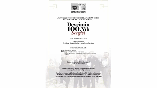Devrimin 100. Yılı Sergisi Açılacak