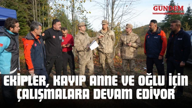 Ekipler, Kayıp Anne Ve Oğlu İçin Çalışmalara Devam Ediyor