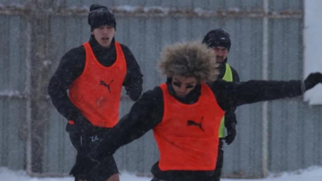 Elazığspor Yoğun Kar Yağışı Altında Çalıştı