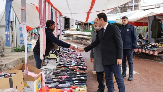 Esnafı Ziyaret Ettiler