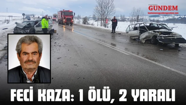 Feci Kaza: 1 Ölü, 2 Yaralı