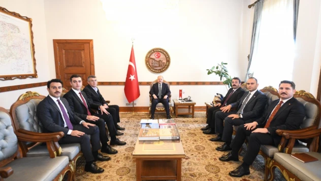 Göreve Yeni Başlayan Kaymakamlardan Vali Dallı'ya Ziyaret