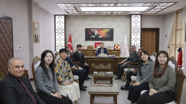 Güney Koreli Eğitimcilerden İl Millî Eğitim Müdürü Gümüş'e Ziyaret