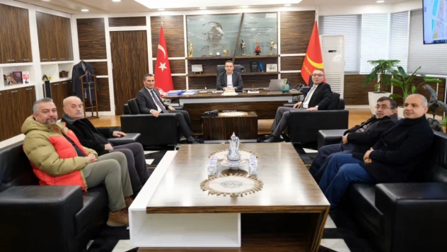 Hasan Baltacı Sendika Temsilcilerini Belediyede Ağırladı