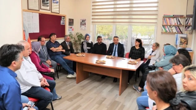 Hasan Gümüş, Atatürk İlkokulu Öğretmenleriyle Bir Araya Geldi