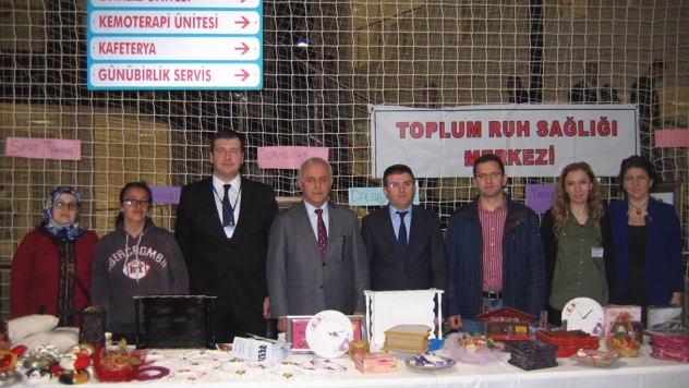 Hastalardan göz dolduran sergi