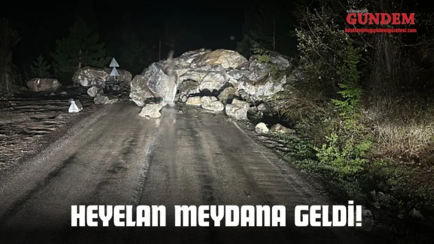 Heyelan Meydana Geldi!