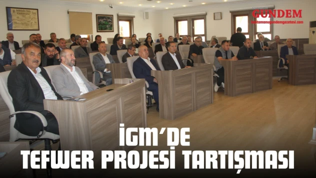 İGM'DE TEFWER Projesi Tartışması