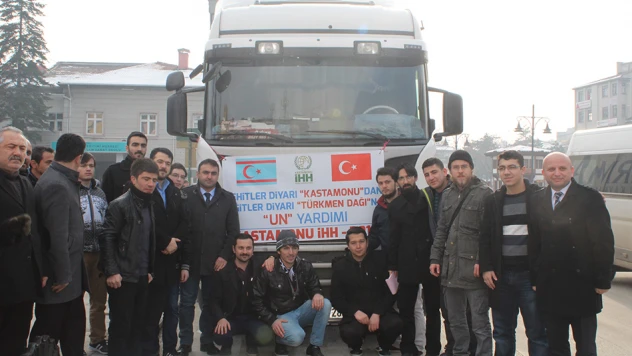 İHH'dan Türkmen Dağı'na Un Yardımı
