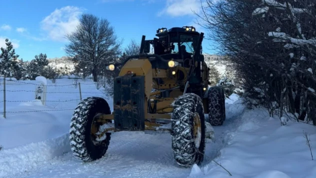 İhsangazi'de Karla Mücadele Çalışmaları Sürüyor