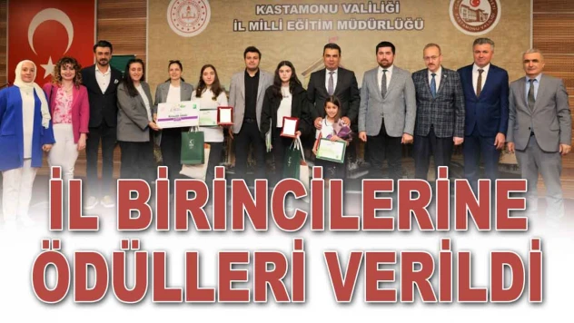 İl Birincilerine Ödülleri Verildi