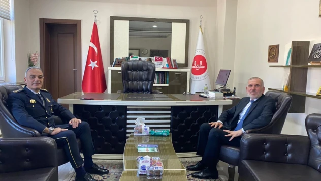 İl Emniyet Müdürü Taş'tan İl Müftüsü Derin'e Ziyaret