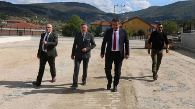 İl Milli Eğitim Müdürü Gümüş, Pınarbaşı'ndaki Anaokulu Binasını İnceledi