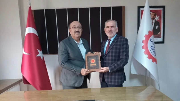 İl Müftüsü Derin'den OSB Başkanı Dellaloğlu'na Ziyaret