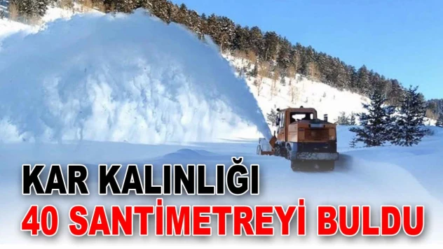 Ilgaz Kar Kalınlığı 40 Santimetreyi Buldu