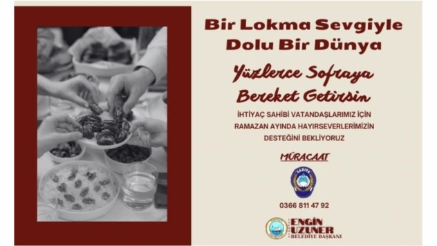 İnebolu Belediyesi'nden Hayırseverlere Duyuru