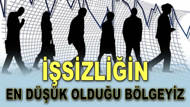 İşsizliğin En Düşük Olduğu Bölgeyiz
