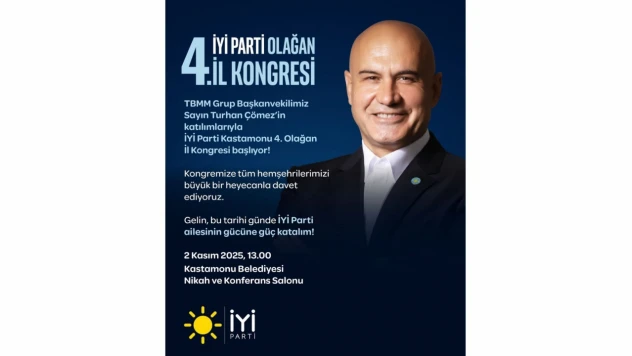 İYİ Parti İl Kongresi'ni Gerçekleştirecek
