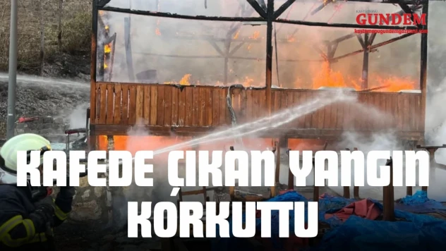 Kafede Çıkan Yangın Korkuttu!