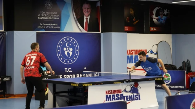 Kamu Sporlarında, Masa Tenisi Oynandı